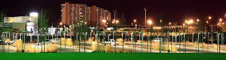 Blick zum SchillerteichCenter in Wolfsburg