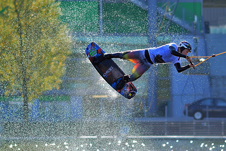 Wasserski und Wakeboarden Arenasee